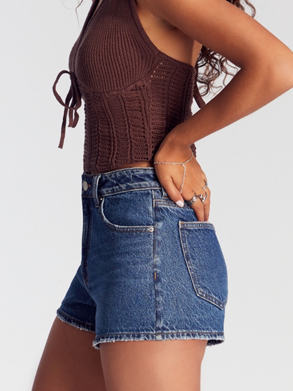 PacSun 90s Mom Indigo Denim Jean Shorts